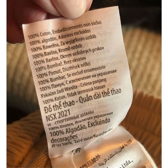 COTTON ON BODY - L Sz XS Woven (100% Cotton) Loose Fit Dance Pants/“Sesame”. NWT - Picture 11 of 16